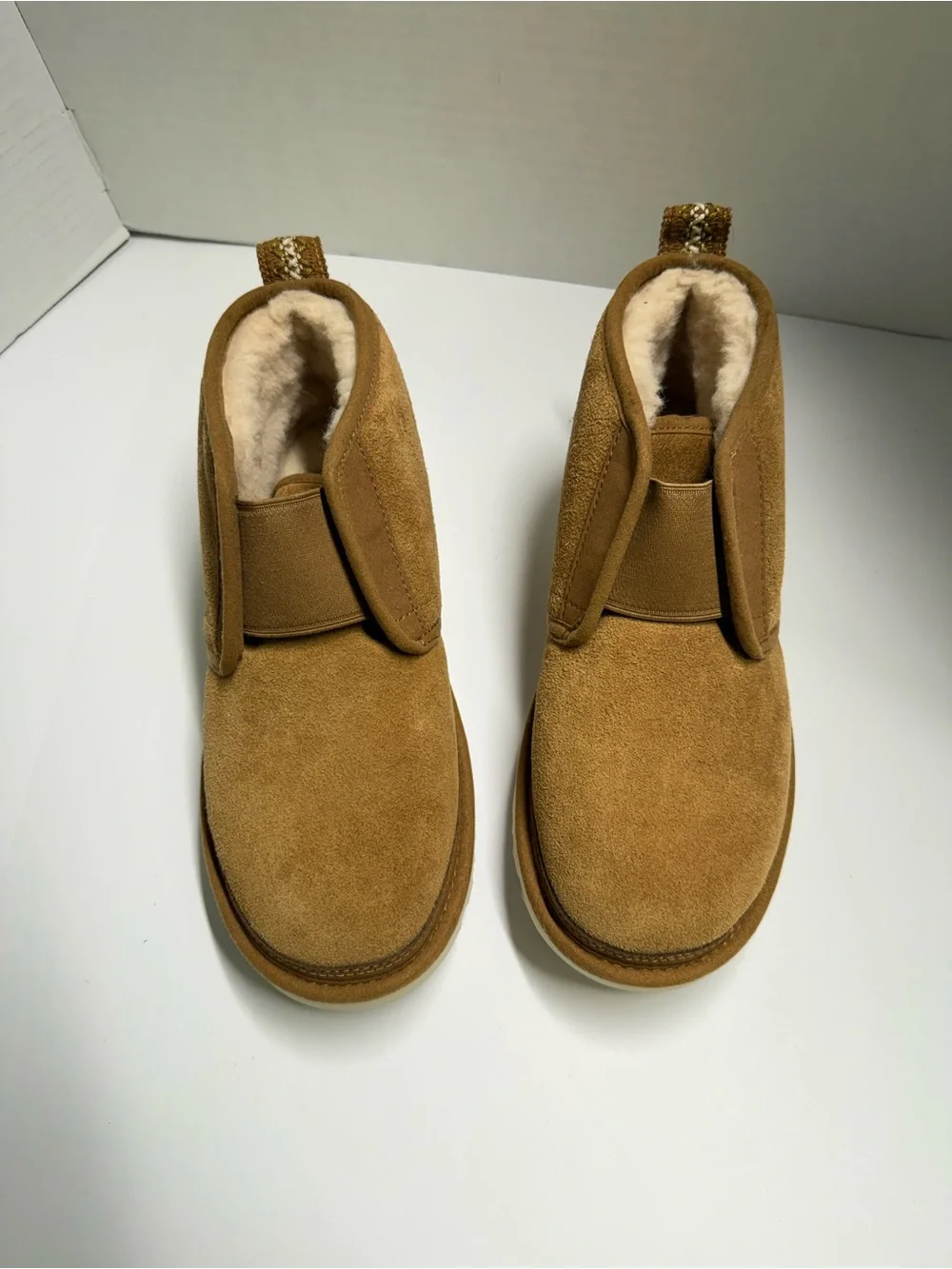 UGG Men's Chestnut Neumel flex Suede Ankle Boots size 7 slip on 1106995 new